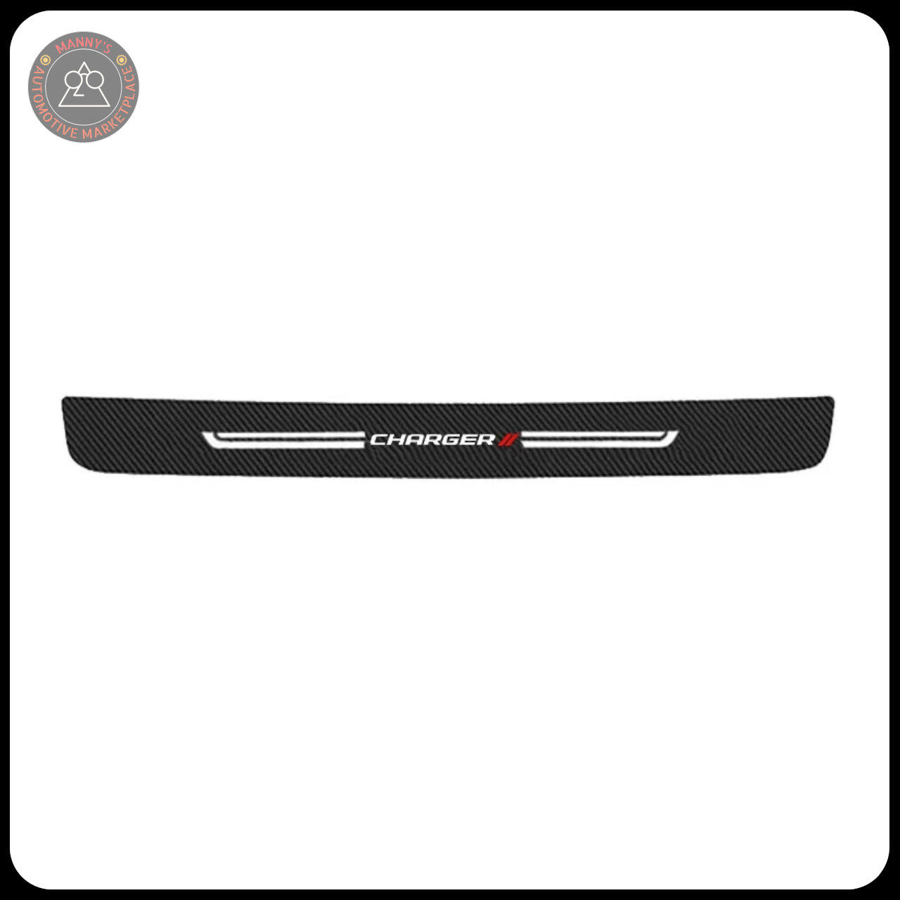 Protective Carbon Fiber Sticker for Door Trim - Dodge Charger and Challenger