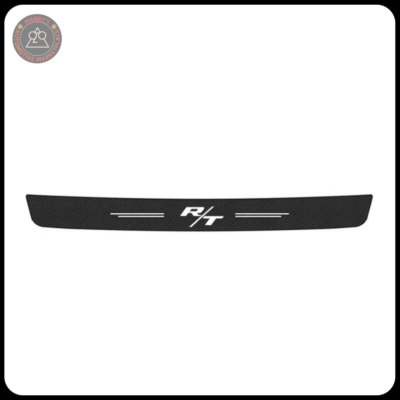 Protective Carbon Fiber Sticker for Door Trim - Dodge Charger and Challenger