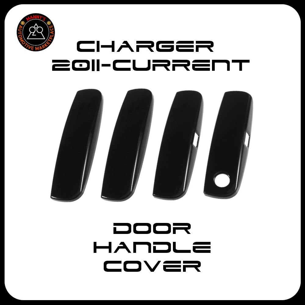 thumbnail image 2 of Golden Knight Chrome Door Handle Covers For 2006-2010 Dodge Charger – 4-Piece Set With Adhesive 2 of 4
