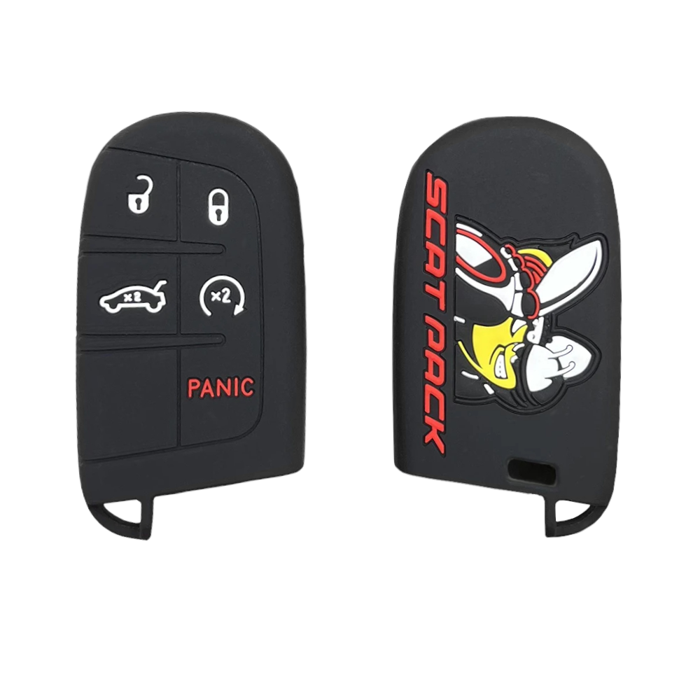 Car Key Case for Dodge Charger, Dodge Challenger, and Jeep Cherokee