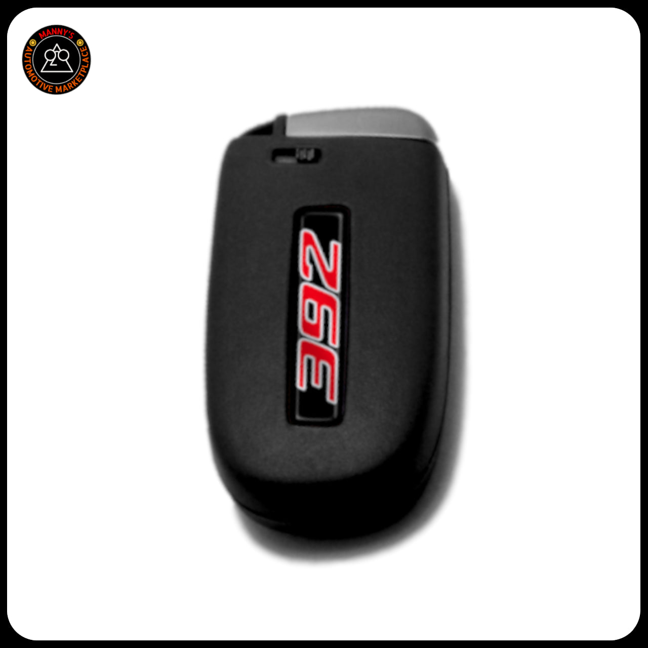 Black Key Fob for Dodge Charger, Challenger, 300, and Jeep Cherokee | RT | SRT | Hemi | ScatPack | Hellcat |(Remote & Uncut Key Only)