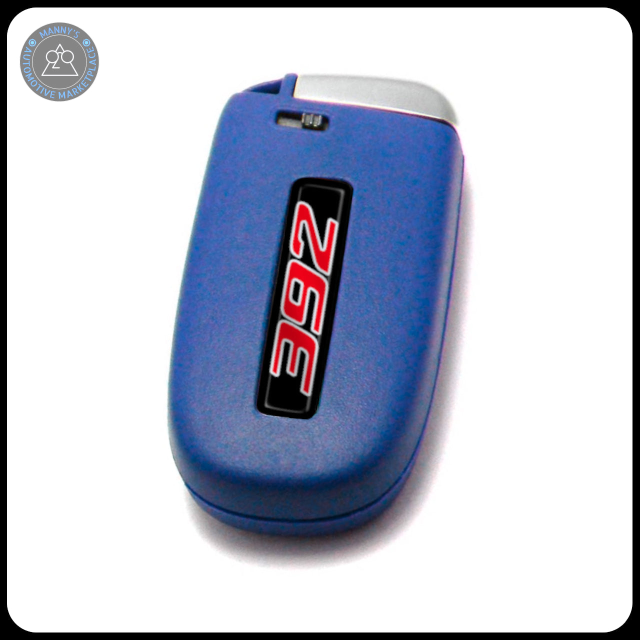 Blue Key Fob for Dodge Charger, Challenger, Durango, 300, and Jeep Cherokee (Remote & Uncut Key Only)