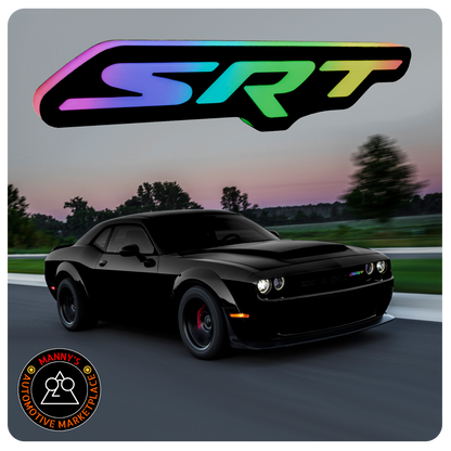 SRT Style RGB LED Grill Emblem for Dodge and Jeep Vehicles