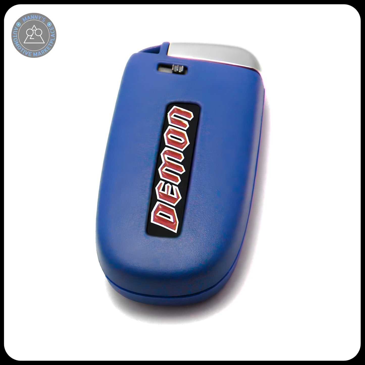 Blue Key Fob for Dodge Charger, Challenger, Durango, 300, and Jeep Cherokee (Remote & Uncut Key Only)