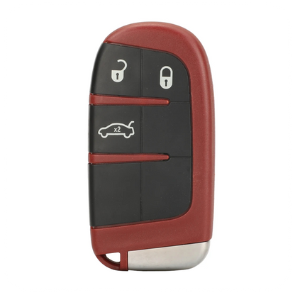 Red Key Fob for Dodge Charger, Challenger, 300, and Jeep Cherokee | RT | SRT | Hemi | ScatPack | Hellcat |(Remote & Uncut Key Only)