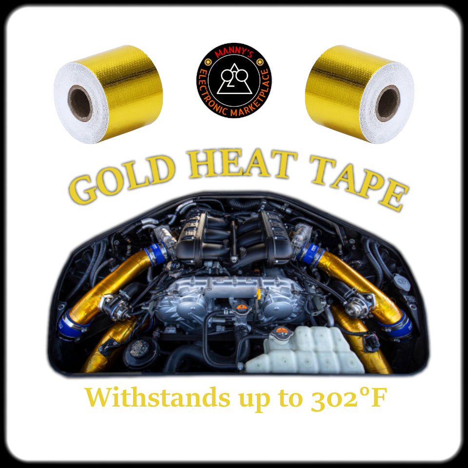 2" x 33' Gold Heat Tape for Exhaust Pipes and Manifolds