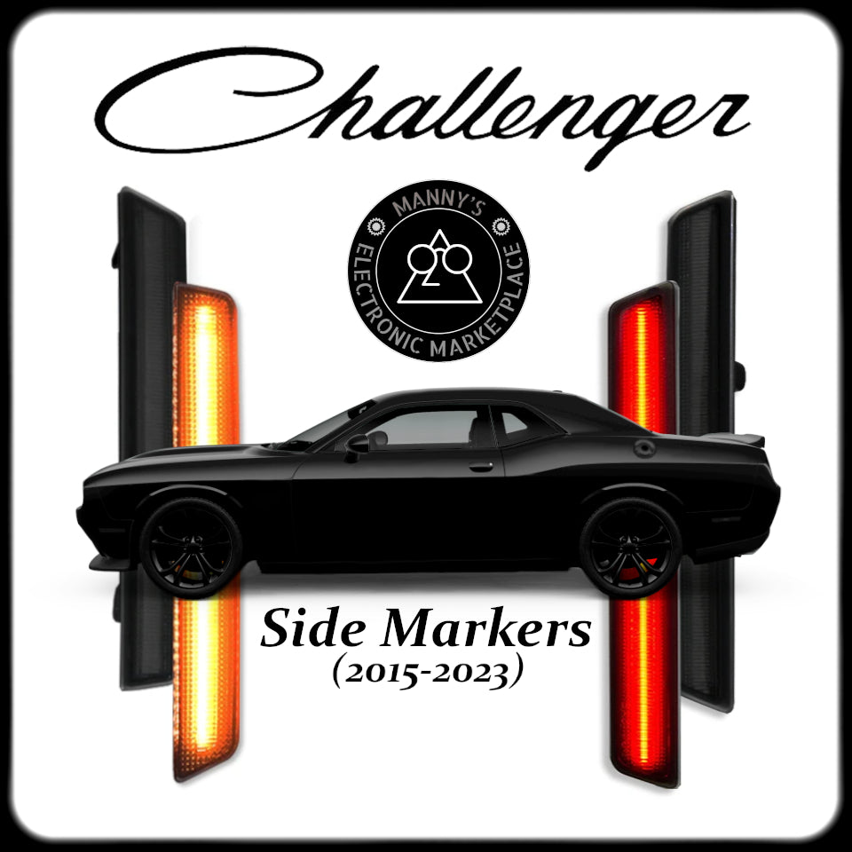 Tinted LED Side Markers for Dodge Challenger (2015-2023)