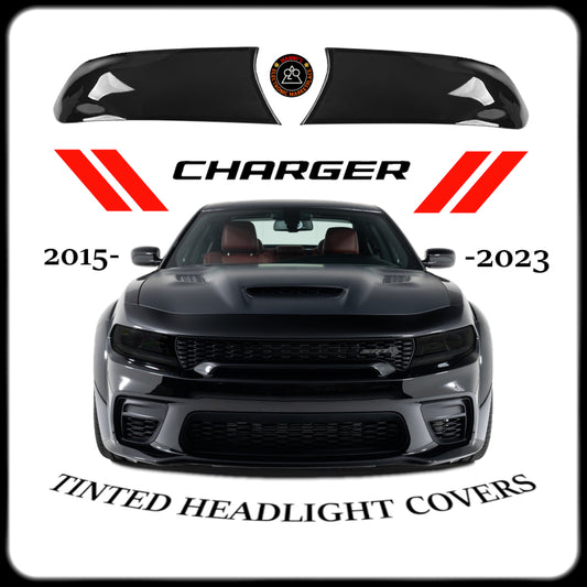 Headlight Tint Covers for Dodge Charger (2015 - 2023)