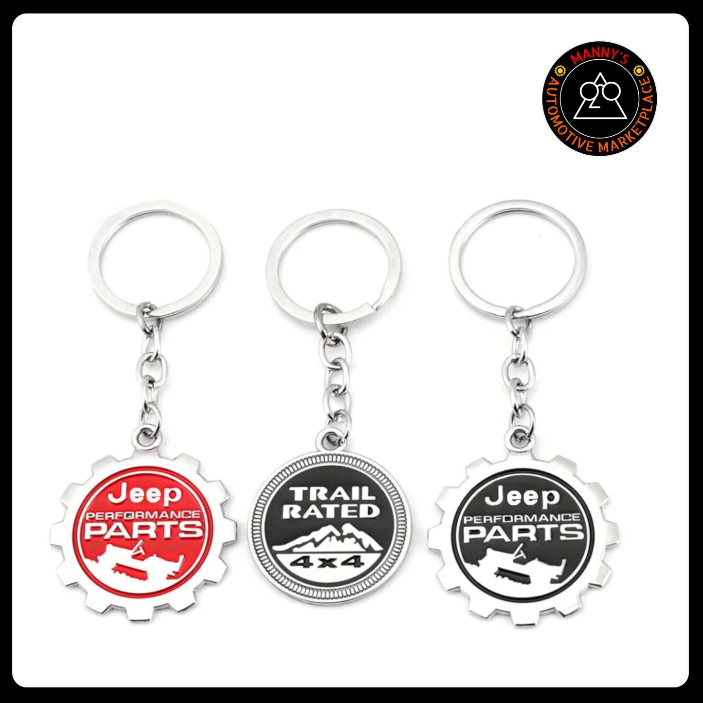 Keychains for Jeep Vehicles - Jeep Wrangler Grille and Logos