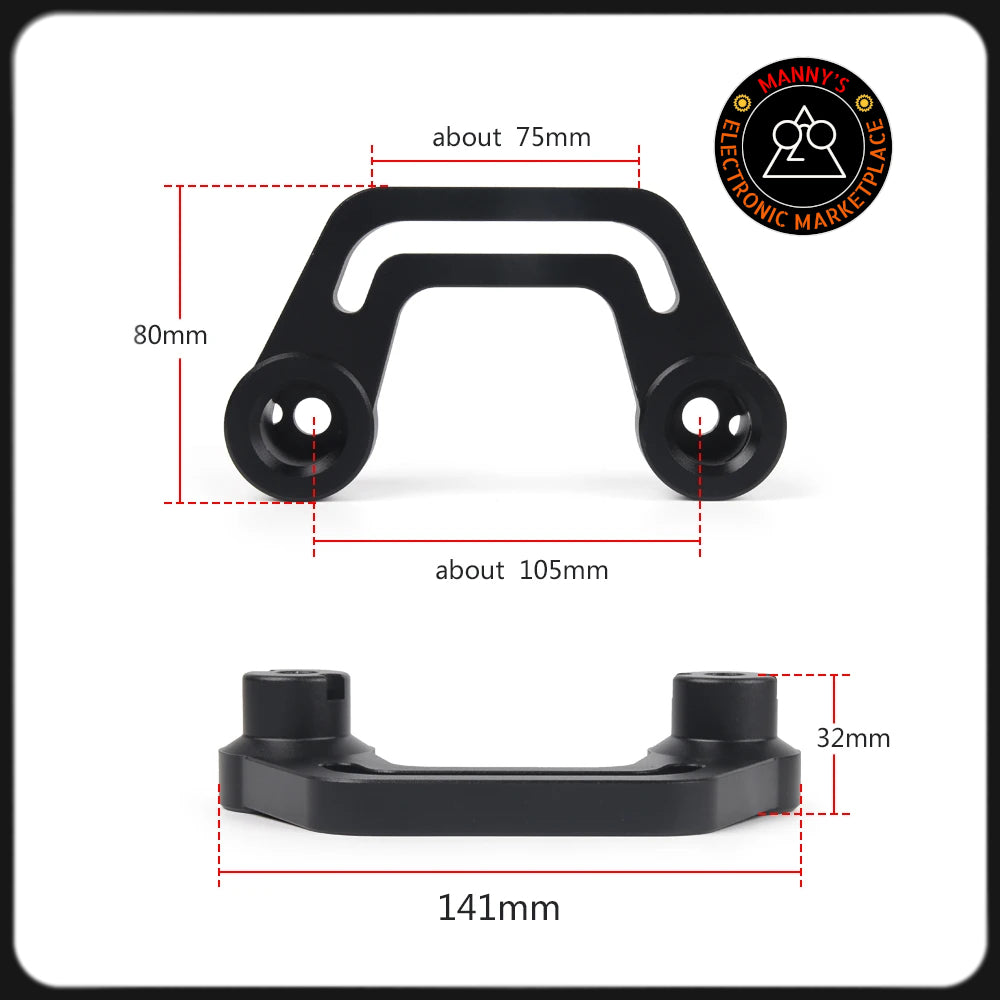 2x Hood Mounting Brackets and Spotlights for Jeep Wrangler JL and Jeep Gladiator (2018-2022)