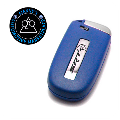 Blue Key Fob for Dodge Charger, Challenger, Durango, 300, and Jeep Cherokee (Remote & Uncut Key Only)