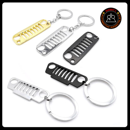 Keychains for Jeep Vehicles - Jeep Wrangler Grille and Logos