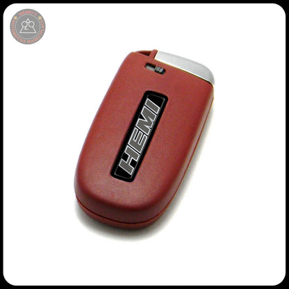 Red Key Fob for Dodge Charger, Challenger, 300, and Jeep Cherokee | RT | SRT | Hemi | ScatPack | Hellcat |(Remote & Uncut Key Only)