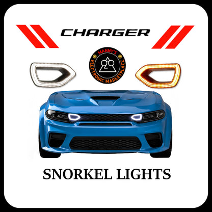 Dodge Charger (2015-2023) Snorkel Grille LED Light upgrade/replacement