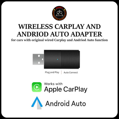 Fast and Durable Wireless Carplay and Andriod Auto Adapter