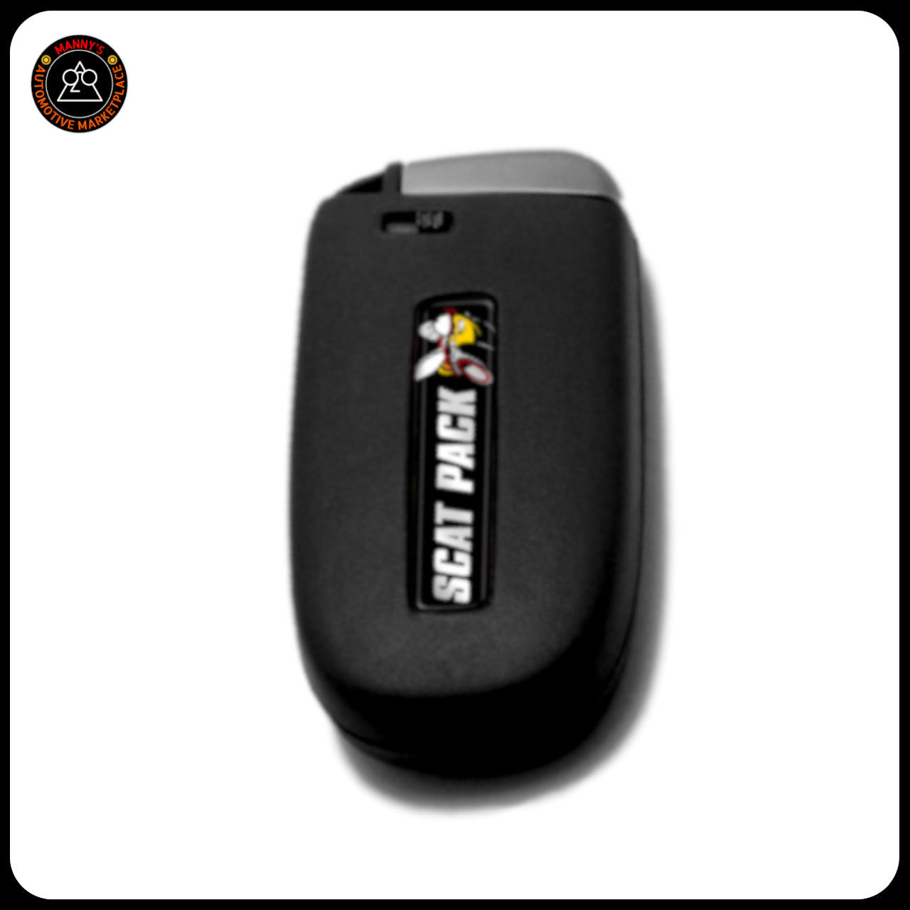 Black Key Fob for Dodge Charger, Challenger, 300, and Jeep Cherokee | RT | SRT | Hemi | ScatPack | Hellcat |(Remote & Uncut Key Only)