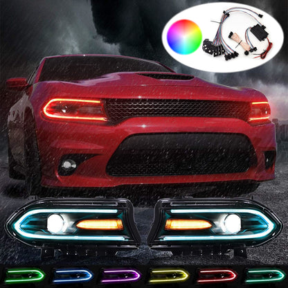 Dodge Charger (2015-2023) Headlight RGB lighting kit